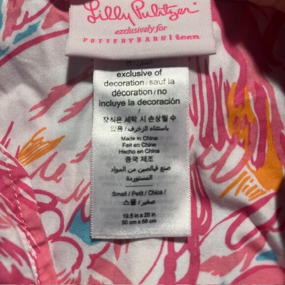 Lily Pulitzer Pink & Turquoise Tropical Print Pajamas- Size S - Picture 11 of 13